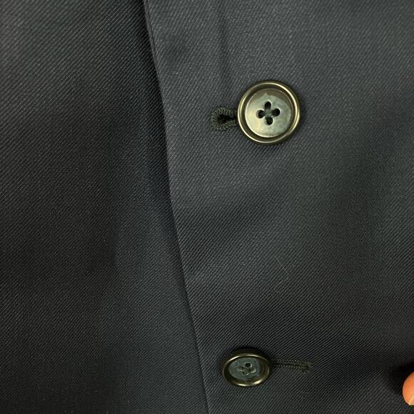 Joseph Abboud | Navy Blue Formal Suit Jacket Mens 44 Short - Picture 3 of 8